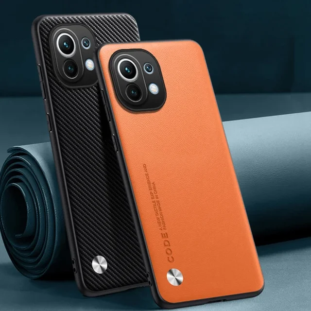 Funda de cuero de lujo para Xiaomi Mi 11 Lite 5G NE 11T Pro Mi11, funda de teléfono protectora de silicona para Xiaomi Mi 11 Ultra 11i 11X