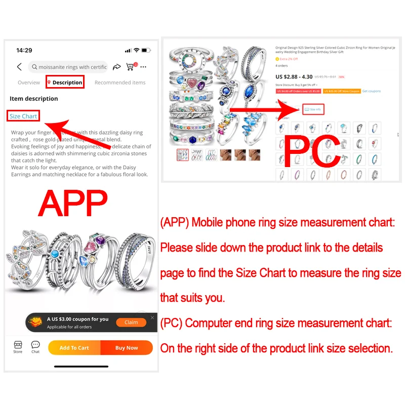 Original Design 925 Sterling Silver Colorful Cubic Zircon Ring For Women Wedding Engagement Birthday Silver Jewelry Gift