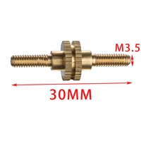 For BARUDAN Embroidery Machine Parts Accessories Hoop Adjust Screws Slotted Copper Size M3.5 Length 30MM