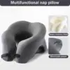 Ushaped Travel Pillows 2-in-1 Travel Pillow Face Down Pillow Cooling Gel Memory Foam Face Pillow Relax Arms Eye Surgery Support 1
