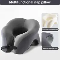 Ushaped Travel Pillows 2-in-1 Travel Pillow Face Down Pillow Cooling Gel Memory Foam Face Pillow Relax Arms Eye Surgery Support 1