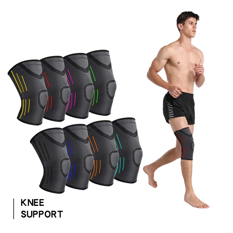 

1PCS Compression Knee Brace Sleeve Support Fitness Sports Leg Knee Protector Pad Sleeve for Cycling Running Basketball Football