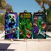 Game M-Minecrafts-s MC Microfiber Blanket Quick Drying Beach Towels Oversized Printing Super Absorbent Pool Towel Blanket 4