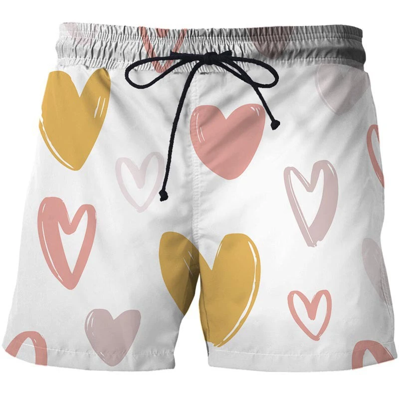 

Summer Casual Mens Shorts Costumes Beach Shorts Chilren Fashion Streetwear Baggy Breathable Quick-dry Cool Ice Shorts Homme Male