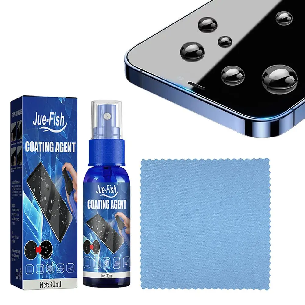 Universal Screen Cleaner Kit with Microfiber Cloth, 30ML