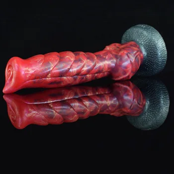 Mixed Color Simulation Animal Dildo for Vac-u-Lock Sex Machine Big Dildo Love Machine Attachment Adult women man Masturbation 5