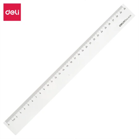 multifunction 15cm straight ruler creative double duty transparent diy drawing tools rose daisy math drawing ruler office Deli 6230 30CM Transparent Plastic Ruler Multifunction Drawing Tools Student Double-duty School Office Supplies Stationary