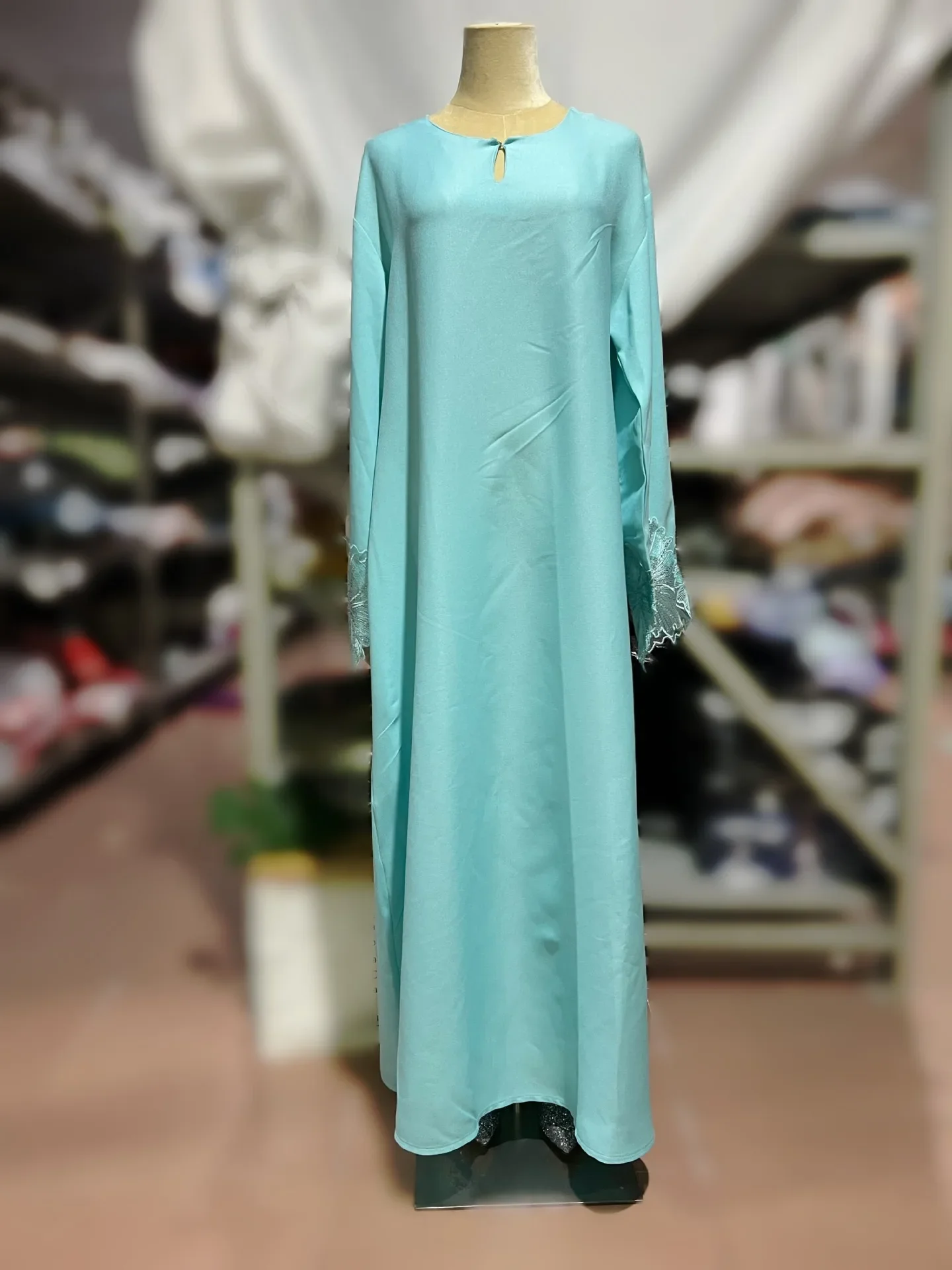 S1e6b0da7143e443f9932981e8972d860X Eid Robe Muslim Abaya Dress & Scarf 2 Piece Set Dubai Embroidered Kebaya Gowns Moroccan Caftan Kaftan Islam Oman Ladies Dresses Mallzona