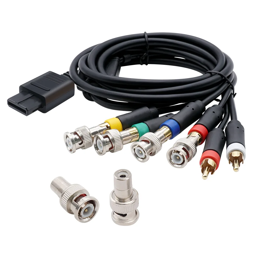 Cable RGB + Sync/RGBS RCA para NGC/N64/SFC/SNES/Monitor a Color