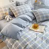 Cream Style Pink Yellow Bedding Set Twin Full Queen King Size Bed Linen Girls Adults 180x220cm Bed Flat Sheet Pillowcase Kawaii 4