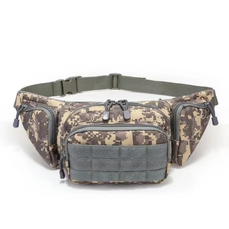 Outdoor Large Capacity Sports Waterproof Fanny Pack Fishing Multi-functional Chest Waist Bag Unisex Camo Fanny Pocket