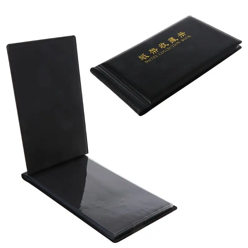 

New Paper Money Collection Pockets Album Book Collecting Holders Storage