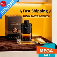Azzaro Wanted Eau De Parfum  For Men Woody Citrus And Spicy, Cardamom,Vetiver,Lemon Eau De Toilette Men's Perfume 100ML