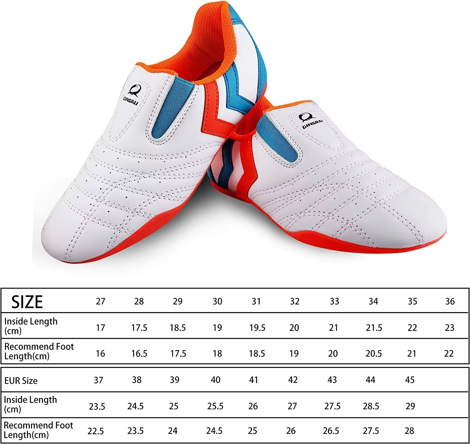 Description Picture 2 of itemBreathable Taekwondo Shoes Karate Kung Fu Wrestling Martial Arts Shoes Women Men Adult Children Soft Sole Sneaker Coach Shoes