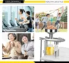 Manual Oil Press Machine Household Seed Oil Press Extractor Peanut Nuts Oil Expeller for Physical Press and Continuous Expelling 6