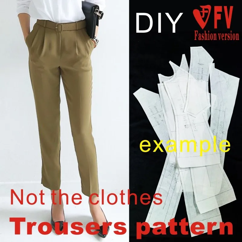 Women's pants pattern Korean casual 