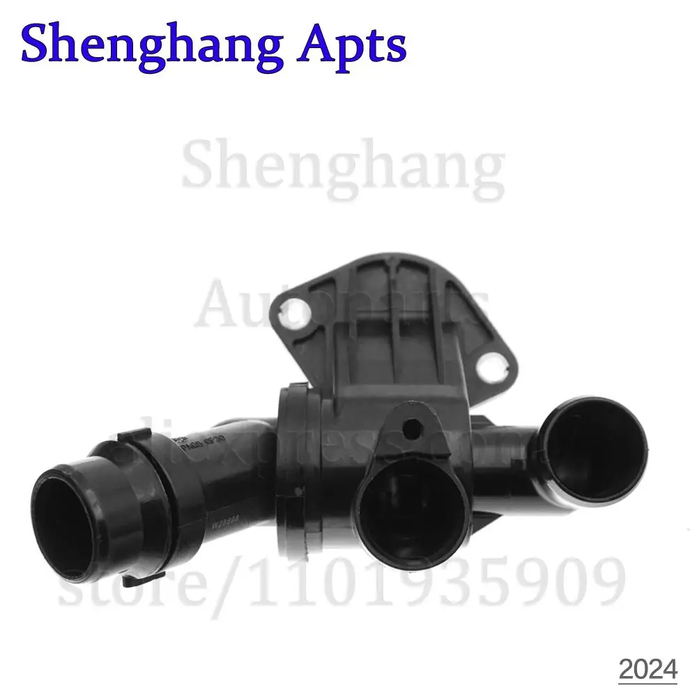 Engine Coolant Thermostat 06D121111G 06D 121 111 G For Audi A4 B7 2004-2009, A6 C6 2005-2011, TT 2006-2010, Seat EXEO 2009-13 2.0L