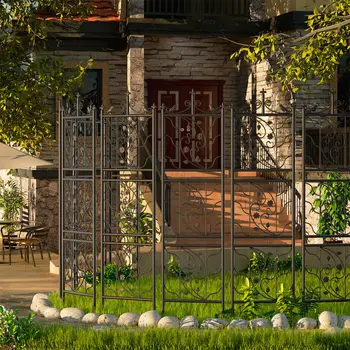 Decorative Metal Garden Trellis Set 1