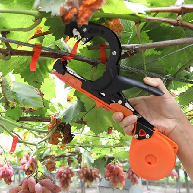  10/20Pcs PVC Plant Branch Tie Tape With 1 Box Staples Garden Package Tool For Garden Banding Machine Vegetable Fruit Tree Tape 3
