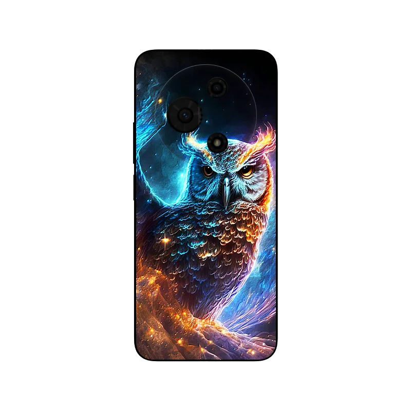 Leopard Panda Soft Silicone Phone Case - Protective Back Cover