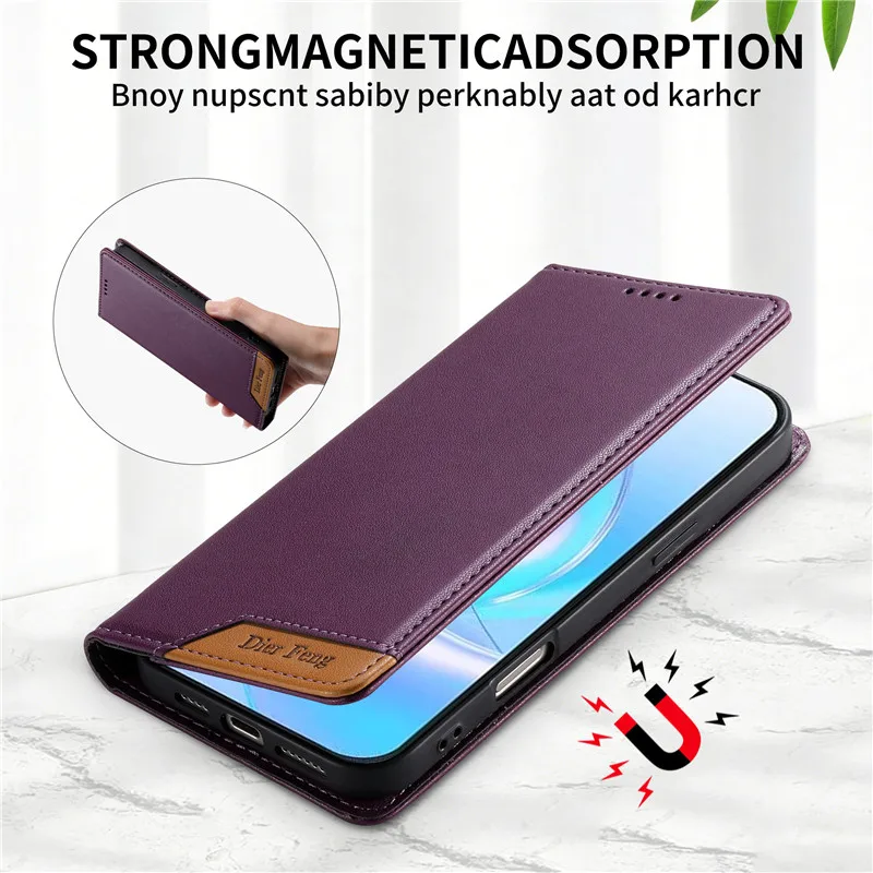 Luxury Flip Wallet Leather Phone Case - Premium Etui Design