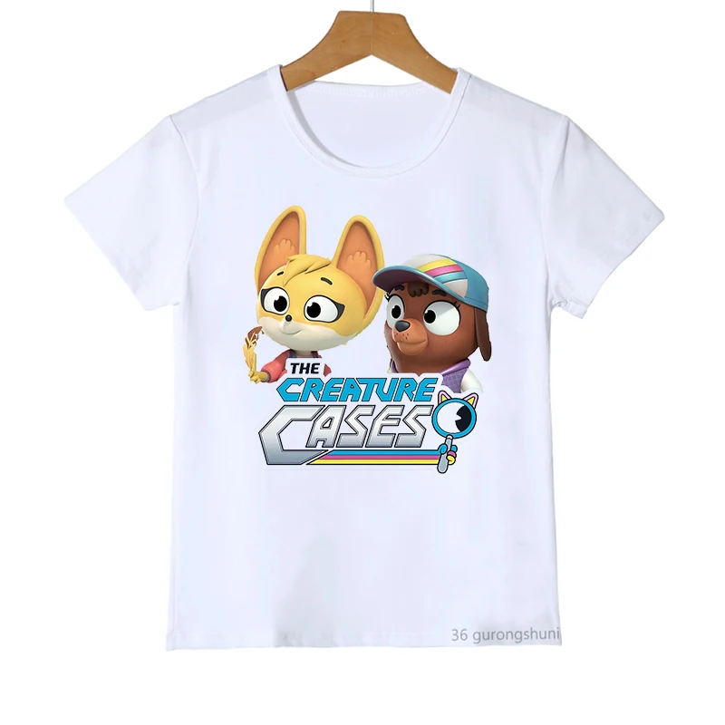 T-Shirt For Boys/Girls Funny Animethe Creature Cases Cartoon Print Kids Summer Short Sleeve Tops