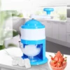 Manual Ice Crusher Portable Mini Hand Shaved Ice Machine Crushed Ice Maker with Ice Cube Tray for Kitchen Restaurants Bars Cafe 2