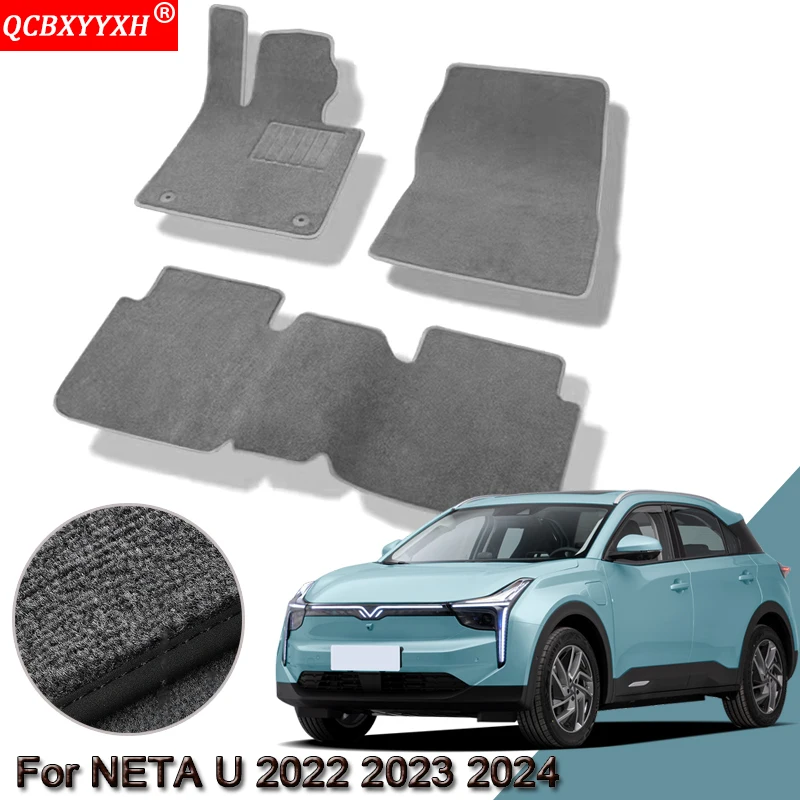 

Custom Car Floor Mats For NETA U 2022 2023 2024 Waterproof Non-Slip Floor Mats Internal Protection Carpets Rugs Auto Accessory