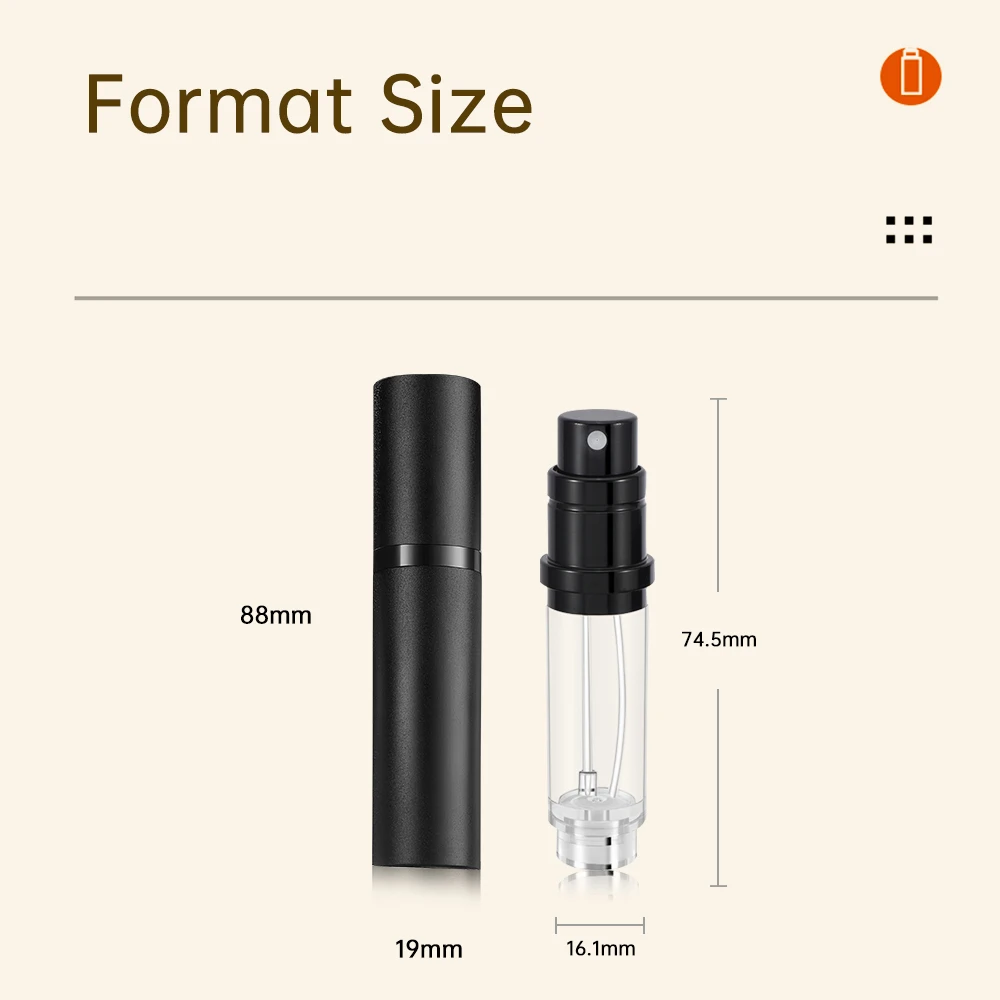 5ml mini refillable perfume dispenser for perfumes travel bottles portable sprayer Empty bottle perfume bottle