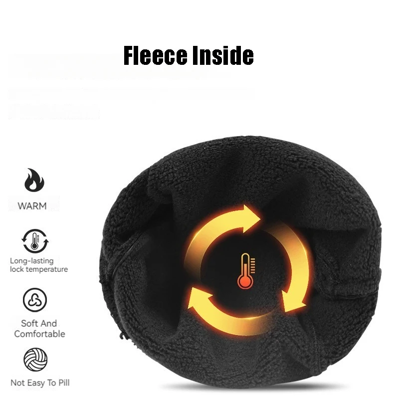 Winter Full Finger Cycling Gloves Warm Fleece Bicycle Road Mountain Bike MTB Sports Touch Screen Gel Gloves for Women Men 2