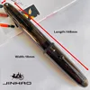 1 PCS JINHAO 9019 Screw off Cap Transparent Black Business Writing Calligraphy Pen with Big Converter 2