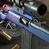 Gun for Kids AWM 98K Soft Bullet Shell Throwing Toy Gun Rifle Sniper Manual Toy Weapons Shooting Games Child Boys Birthday Gifts 2