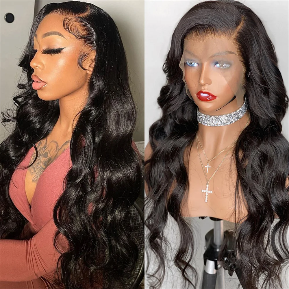 

13x6 Hd Lace 30 Inch Body Wave Frontal Wig Brazilian Remy Hair Glueless Body Wave 13x4 Lace Front Human Hair Wigs For Women
