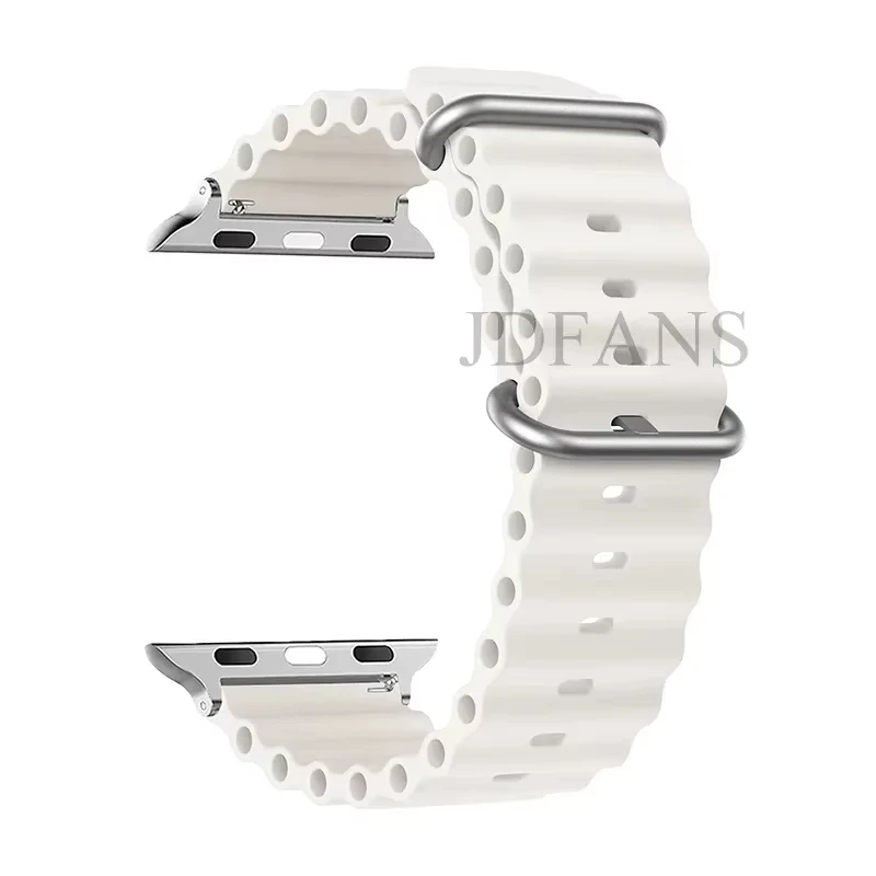 ตัวเลือกสินค้า เข็มขัดแท้ Apple Watch Ultra ยืดหยุ่น 49/44/45/41/40/38 มม.