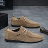 Shoes for Men Casual Slip on Loafers Plus Size Breathable Canvas Driving Shoes Office Walking Flats Non Slip Moccasins 4