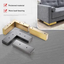1pcs Heavy Duty Furniture Legs Metal Modern Desk Coffee Table Sofa Feet Cabinet TV Stands With Screws Furniture Hardware Foot