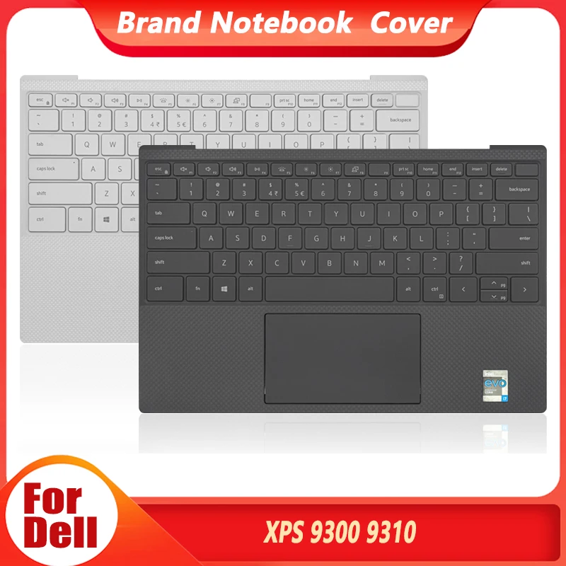Repose-poignets Dell XPS 9300/9310 – Blanc, Clavier FR AZERTY Rétroéclairé (04Y7N2)