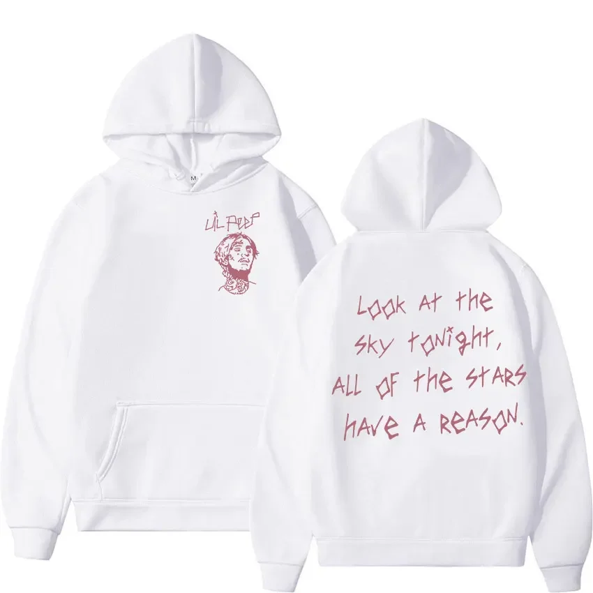 Rapper Lil Peep Tour Concert Hoodie Men's Hip Hop Fashion Hooded Sweatshirt Unisex Casual Long Sleeve Hoodies Gothic Streetwear