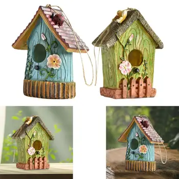 Hanging Resin Bird House 1