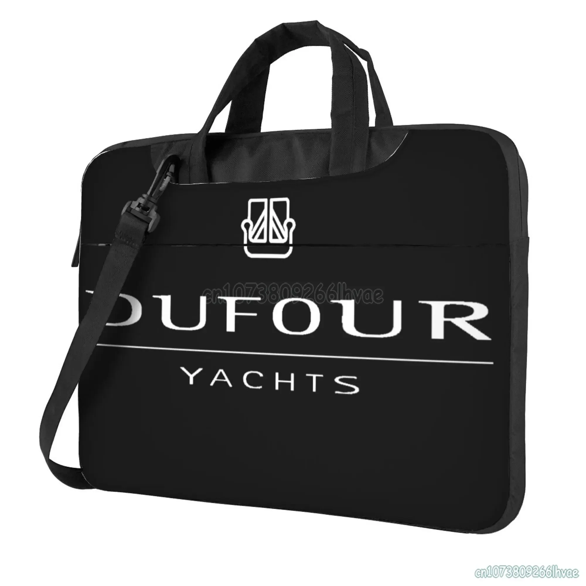 

Dufour Yachts Laptop Bag Water Resistant Large Laptop Case Computer Bag Office Business Travel for 15.6 Inch Laptop