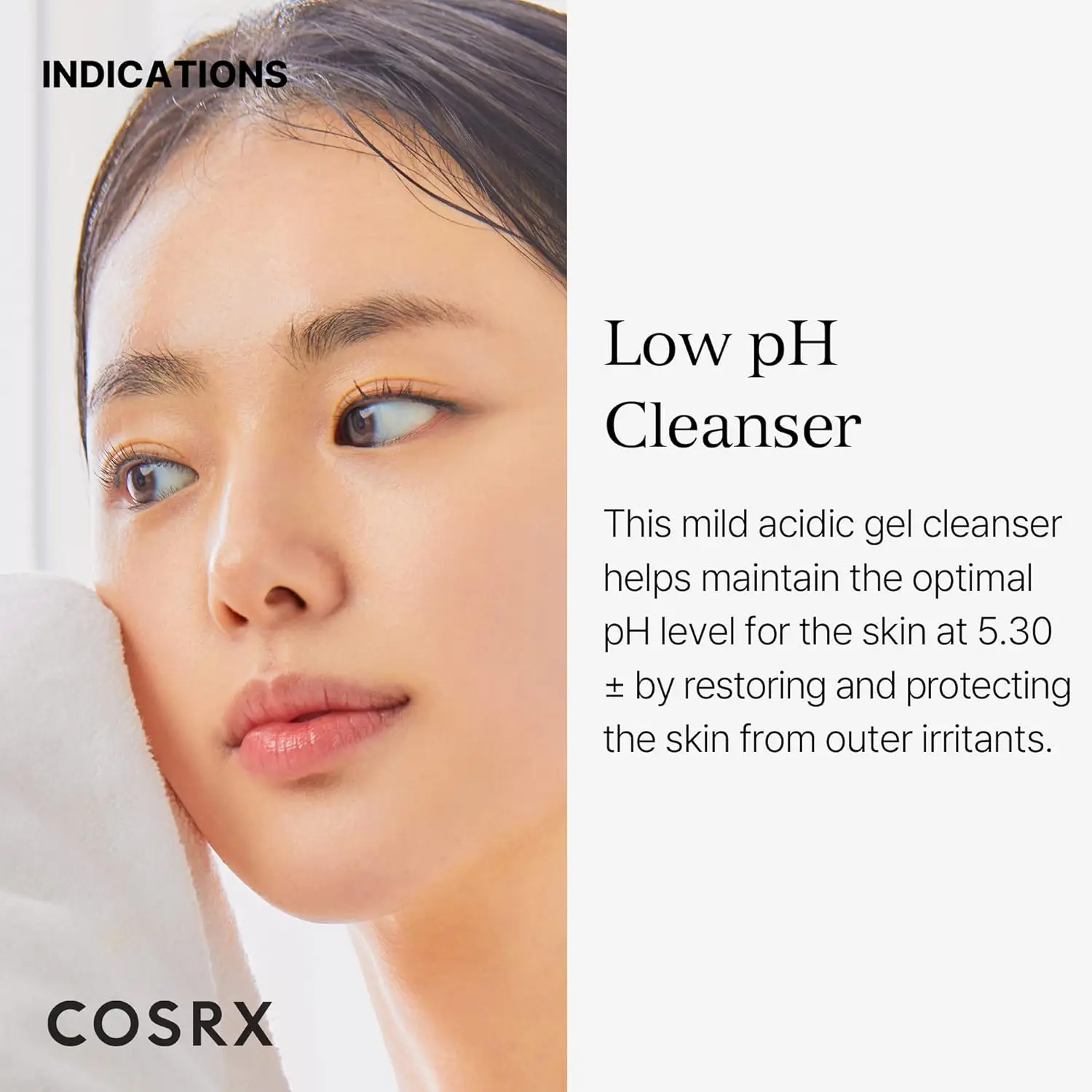 COSRX Low pH Good Morning Gel Face Cleanser BHA Face Wash Daily Mild Cleanser for Sensitive Skin Korean Wash
