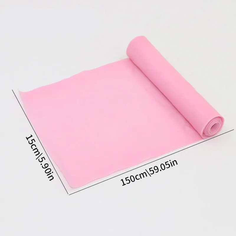 Yoga Resistance Bands 1 Pc TPE Yoga Tension Sheet Elastic Band Fitness Exercise
