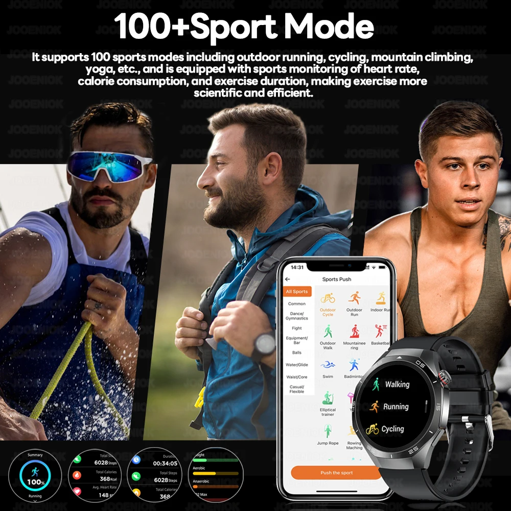 2025 New GT5 PRO Smart Watch Men Heart Rate Bluetooth Talk Sport Watch Waterproof 1.53 inch AMOLED Smartwatch For Android IOS 3
