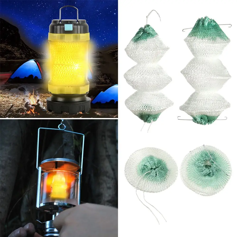 

1PC Gas Lantern Mantles Kerosene Gas Lamp Cover Durable Mesh Camping Lamp Pressure Lamp Mantles Spare Parts Gas Lamp Cover