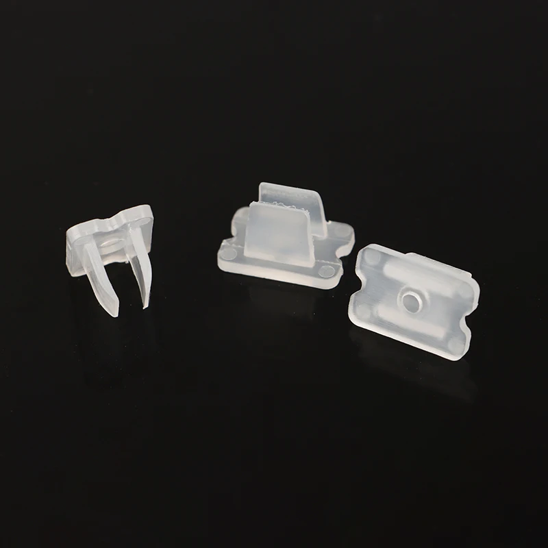 LED Strip Clips 50Pcs 6*12MM LED Strip Fix Clips Connector For Fixing 2835 Neon Light 220V COB Plastic Buckle