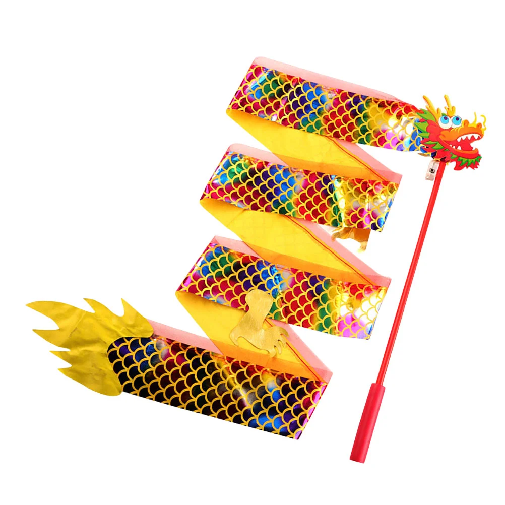 

Colorful Ribbon Pool Party Toys Wand Gymnastics Streamers Cloth Dancing