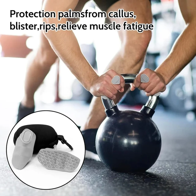 Guantes de Gym con Agarre de Silicona - Protección para Pesas y Crossfit