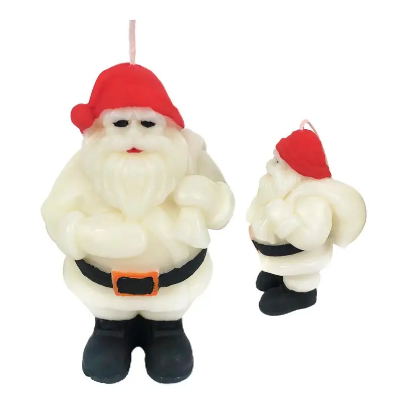 

Christmas Candles Portable Travel Soy Wax Scented Candle Cute Christmas Santa Claus Ornament Decorative Candle Home Decoration