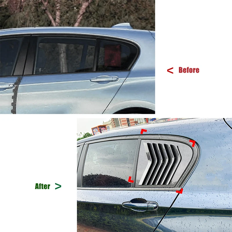 BMW 3 Series E46 M3 4 Doors Rear Window Louver Sunshade Spoiler