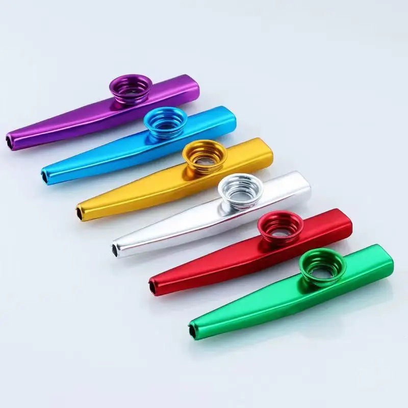 Kazu Flute Gold Plated For Beginners Portable and Convenient